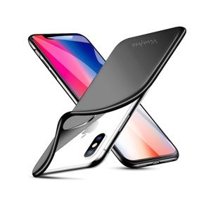 iPhone X 10 Charcoal Black Minimalist Case Matte